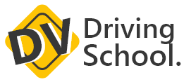 dv driving school logo